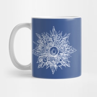 Sunflake (White) Mug